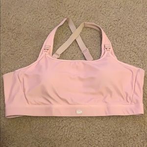 Nursing sports bra